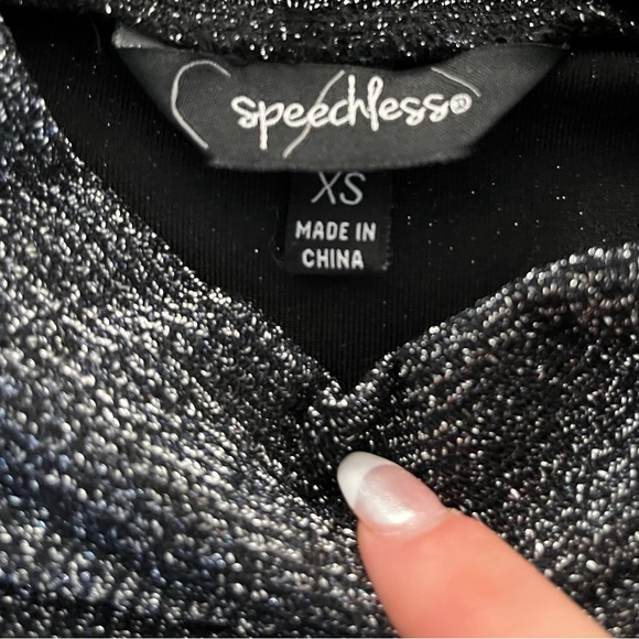 Black sparkly dress - Picture 3 of 3